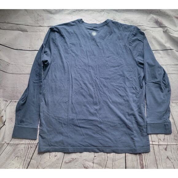 Life is Good Crusher Tee Mens XL Long Sleeve Shirt Dog Puppy Christmas Peace - Picture 8 of 9